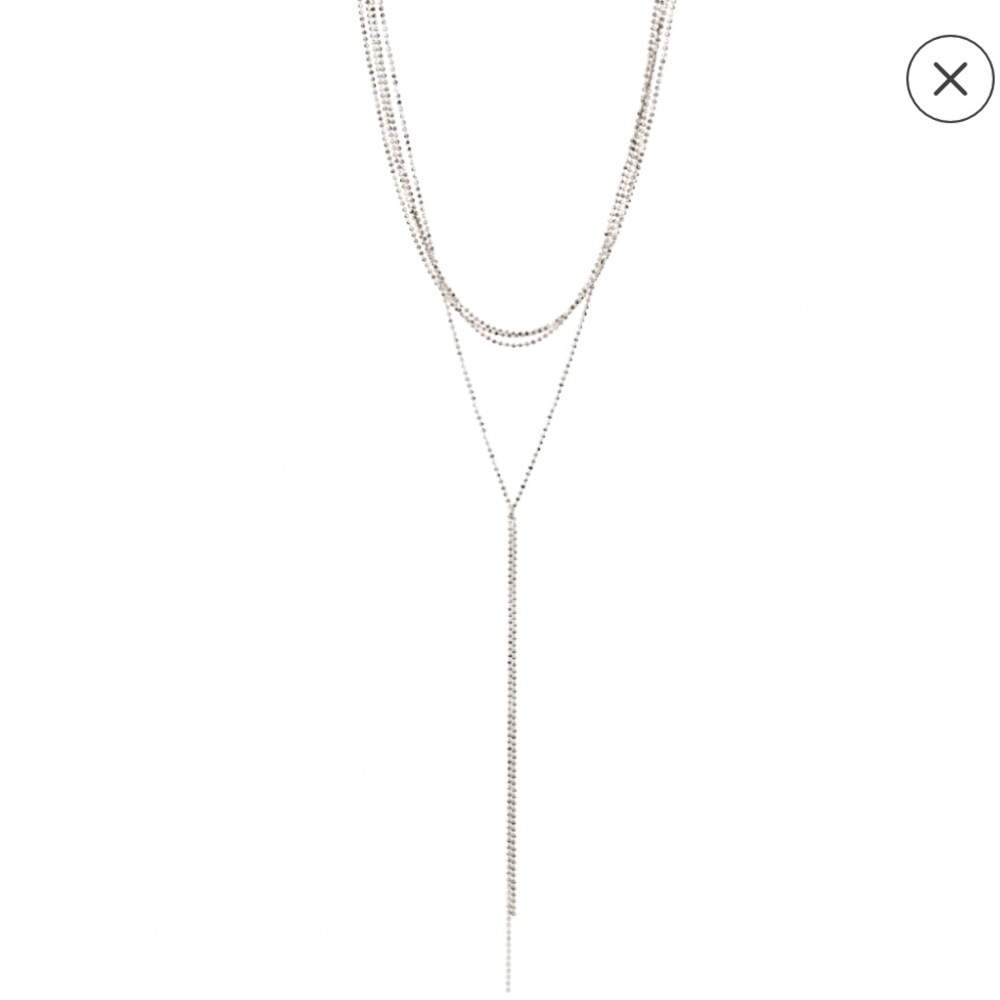 dainty silver choker necklace